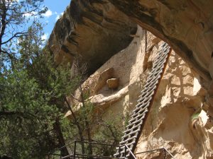 Ladder to Balcony House at Mesa Verde NP with Mountain Waters Rafting In Durango CO