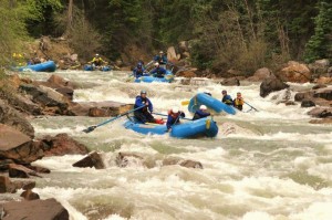 Mountain Waters Rafting 10 mile rapid Upper Animas River