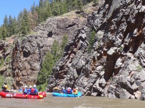 Upper Box Scenery, Piedra River, Mountain Waters Rafting, Durango, CO