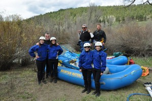Rafters get ready for the Piedra River, Pagosa Springs Colorado