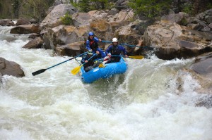 No Name Rapid, Class V, mile 10, Upper Animas River, Mountain Waters Rafting